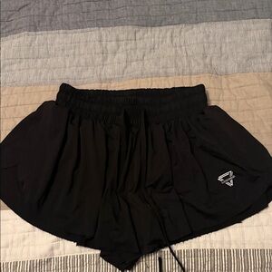 Women's Black Athletic Shorts